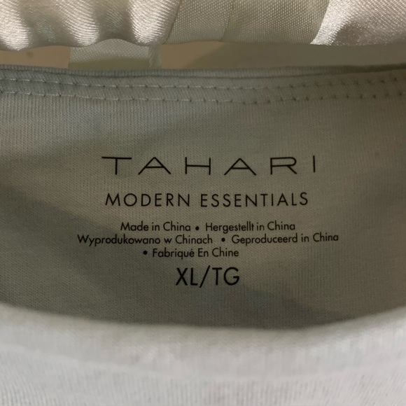 Tahari Gray Mock Neck Sleeveless Tank Womens Modern Essentials Top Size XL - Picture 4 of 12